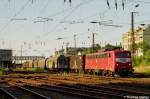 Am Abend des 05.07.06 verlt 140 829 mit dem bergabegterzug nach Zwickau den Chemnitzer Hauptbahnhof.