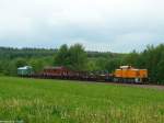 106 992 ist mit DGS 91905 am 22.05.2009 nahe Schlettau unterwegs.