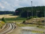 ex KBS 556: Von Bad Lobenstein bis Ebersdorf-Friesau verkehrt reger Gterverkehr zur Holzverarbeitung.