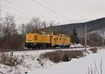 203 316-5 mit 711 114-9 zu sehen am 16.02.21 in Remschütz.