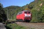 218 376-2 (RP) zu sehen am 07.10.22 in Kahla.