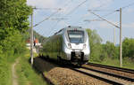 Am 17.05.2020 ist 9442 305 von Abellio Rail Mitteldeutschland als RB 74460 kurz nach dem Halt in Jena Göschwitz in Richtung Saalfeld (Saale) unterwegs. 