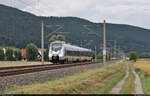 9442 101 (Bombardier Talent 2) unterwegs bei Etzelbach (Uhlstädt-Kirchhasel).