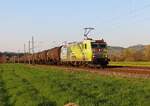 185 152 zu sehen am 28.04.22 mit einem Kesselzug bei Orlamünde.