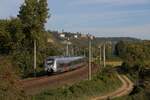 9442 308 der Abellio Rail Mitteldeutschland als RB 25 nach Saalfeld bei Dornburg (06.10.2023) 
