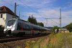 9442 803 (Bombardier Talent 2) von Abellio Rail Mitteldeutschland als RB 74622 (RB20) von Halle(Saale)Hbf Gl.