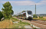 9442 304 (Bombardier Talent 2) unterwegs in Leißling.

🧰 Abellio Rail Mitteldeutschland GmbH
🚝 RE 74507 (RE16) Weimar–Halle(Saale)Hbf
🕓 13.8.2022 | 11:28 Uhr