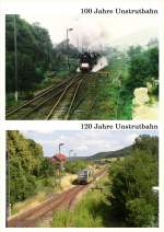 120 Jahre Unstrutbahn - Heute feiert die KBS 585 (Naumburg (S) Hbf - Artern) ihren 120.Geburtstag.