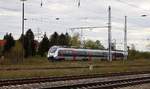 9442 (Bombardier Talent 2) von Abellio Rail Mitteldeutschland als RB 74625 (RB20) von Eisenach nach Halle(Saale)Hbf am Bahnhof Angersdorf.