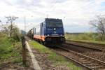 Raildox 076 109-2 | 92 88 0076 109 B-ROX | Traxx F 140 als Kesselzug durchfährt den Hp Teutschenthal Ost auf der Bahnstrecke Halle–Hann. Münden (KBS 590). [13.4.2017 - 16:38 Uhr]