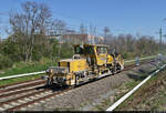 VDE 8 Komplexmaßnahme Halle Rosengarten–Angersdorf  ▶ Standort: Halle Südstadt    Die Schotterplanier- und Profilierungsmaschine Plasser & Theurer SSP 110 SW (99 80 9425 036-7