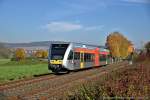 Lahntalbahn Herbst am 02.11.2015, hier bei Burgsolms.