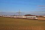 DB Fernverkehr ICE T (411 xxx) am 18.11.18 auf der Main Weser Bahn bei Bad Vilbel Dortelweil