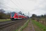 DB Regio Bombardier Twindexx 445 056 am 10.02.18 bei Hanau West als RE nach Frankfurt