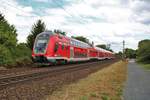 DB Regio Bombardier Twindexx 445 051 am 29.07.18 bei Maintal Ost 