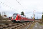DB Regio Bombardier Twindexx 445 046 als RE55 nach Bamberg am 09.02.19 in Hanau Südeinfahrt