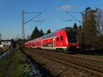 DB Regio Bayern Dosto Steuerwagen am 05.01.15 bei Hanau West KBS 640