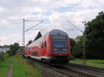 DB Regio Hessen Doppelstocksteuerwagen am 05.08.16 in Hanau Wes KBS640
