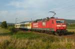 120 502 ist mit einem Messzug am 10.09.2012 in Ltzelsachsen