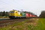 CFL Cargo Bombardier Traxx 188 064-0 mit Erontrans KLV Zug in Mainz Bischofsheim am 17.03.24