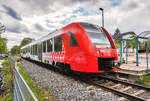 623 512-0 erreicht als RB 13341 von Weinheim (Bergstraße) den Endbahnhof Fürth (Odenw).