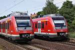 430 625 und 430 103 DB (beides S7) - Treffpunkt Bahnhof Wolfskehlen - 14.06-2015