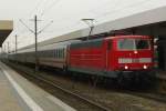 181 205-6 steht mit dem IC 2054 Frankfurt (Main) - Saarbrcken am 13.03.2012 in Mannheim Hbf