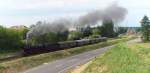 Ausfahrt Enkenbach - Am 01.06.2014 zeigte 41 360 was in ihr steckt.
Eine Volldampf Ausfahrt legte der Sonderzug Bad Kreuznach - Neustadt/Weinstraße im Bahnhof von Enkenbach hin.
Da kamen alle Anwesenden auf ihre Kosten.

Bahnstrecke 3320 Hochspeyer - Bad Münster am Stein