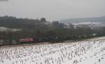 225 802-8 mit dem M ***** (Baumholder-Neunkirchen) bei Niederlinxweiler 25.2.13