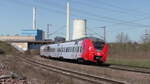 DB 1440 017 fährt am 29.03.2021 als RB70 nach Kaiserslautern in Bous(Saar) ein.