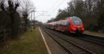 Ein Nachschuss von der Hamsterbacke 442 703 DB fährt als RB82 von Koblenz-Hbf nach Trier-Hbf und hilt in Sehlem und fährt in Richtung Trier. 
Bei Wolken am Kalten Mittag vom 16.2.2015.