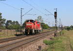 294 695-2 und 363 194-3 als T 67020 (Mannheim Rbf-Kornwestheim Rbf) bei Wiesental 22.4.20