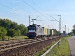 Taurus MRCE ES 64 U2 071 ist am 21.09.2011 mit einen Containerzug in Wiesental