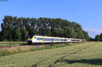 463 011-7 und 463 021-6 als RB 17126 (Freiburg(Brsg)Hbf - Offenburg) bei Riegel 10.6.22