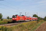 146 109-4 mit dem RE 17021 (Offenburg-Basel Bad Bf) bei Riegel 26.8.18