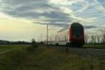 Der auf Grund seines fehlenden DB-Logos auffallende 50 80 86-35 068-5 war am 06.01.14 mit 146 111-0 als Schublok als RE von Basel ber Freiburg (Breisgau) nach Offenburg unterwegs. Hier konnte ich die Garnitur bei Hgelheim aufnehmen.