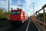 185 588-1 war am 17.04.14 ganz alleine in Richtung Basel/Weil am Rhein unterwegs.