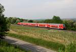 RE 26511 (Offenburg–Basel Bad Bf) am 10.05.2011 zwischen Bad Bellingen und Rheinweiler