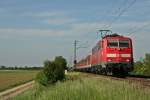 111 061 mit einer RB von Offenburg nach Basel Bad.