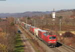 193 321-7 mit dem KT 43001 (Köln Bickendorf-Gallarate) bei Denzlingen 13.2.19