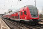 DB-D 50 80 86-35 067-7 auch mit einem RE von Offenburg nach Basel Bad Bf, hier beim Zwischenhalt am 16.03.2013 in Orschweier.