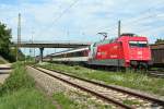 Am 03.08.13 war 101 089-1 mit dem EC 9 von Hamburg-Altona nach Basel SBB/Chur unterwegs.