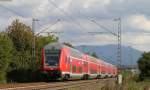 RE 26512 (Basel Bad Bf-Offenburg) mit Schublok 146 109-4 bei Kndringen 25.9.13