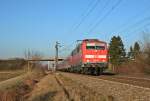 111 048-5 mit einer RB von Offenburg nach Basel Bad.