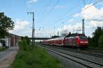 146 236-5 mit einem RE von Schliengen nach Offenburg am 14.05.14 kurz nach dem Halt in Mllheim (Baden).