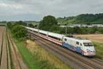 401 088-0 als ICE 274 von Basel SBB nach Berlin Ostbahnhof am Nachmittag des 11.07.14 bei Hgelheim.