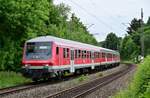 RE 10a Ersatzzug nach Mannheim in Neckargerach.