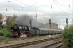 01 1066 der UEF auf dem Weg nach Holland, Bf Neckarsulm 05.09.09