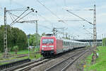 101 089 mit einem IC von Mannheim Hbf kommend durch Pfaffengrund/Wieblingen nach Heidelberg Hbf. 18.4.2023