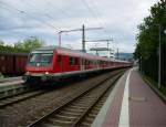 Am 02.09.2012 war einmal wieder, wie jeden Sonntag im Sommer der Murgtler Radexpress unterwegs. Hier hat er in Form von RE 38958 den Bahnhof Gaggenau erreicht.